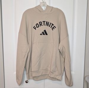 Adidas x Fortnite "Future Icons" Logo Hoodie Wonder Beige Large